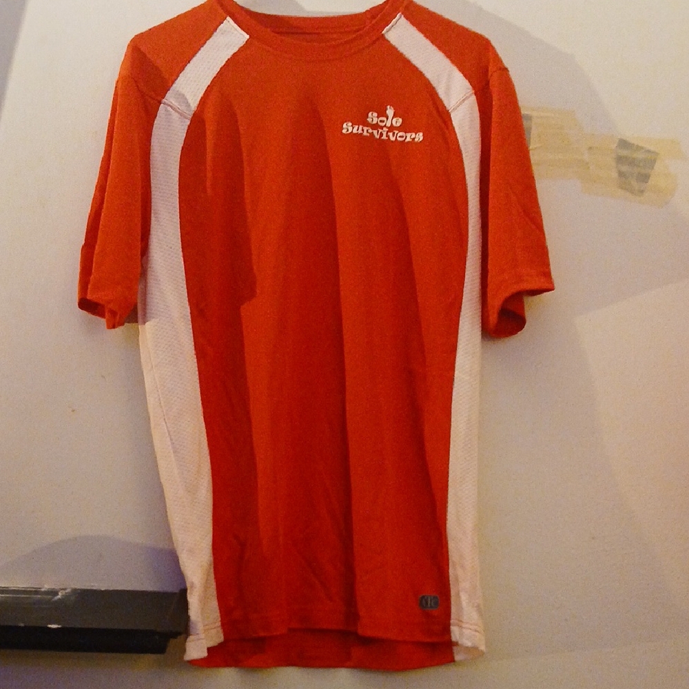 The Authentic T Shirt Company Sole Surviors Red Graphic Tee